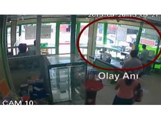 Cinayet anı kamerada