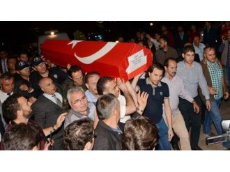 Şehidin cenazesi baba ocağına getirildi