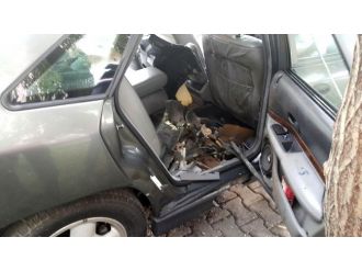 Kaymakamın makam aracına bomba konuldu !