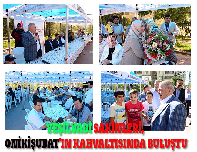 YEŞİLVADİ SAKİNLERİ, ONİKİŞUBAT'IN KAHVALTISINDA BULUŞTU