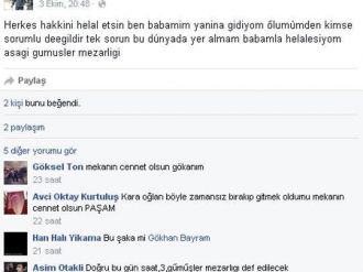 Sosyal medyadan helallik istedi, intihar etti