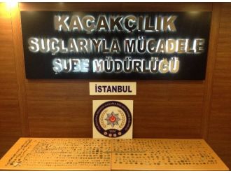 Şişli’de tarihi eser kaçakçılığı operasyonu