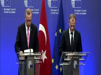 Avrupa Konseyi Başkanı Tusk’la ortak basın toplantısı