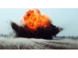 Askeri konvoya mayınlı saldırı