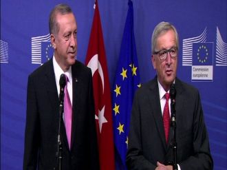 Cumhurbaşkanı Erdoğan, Juncker ile bir araya geldi