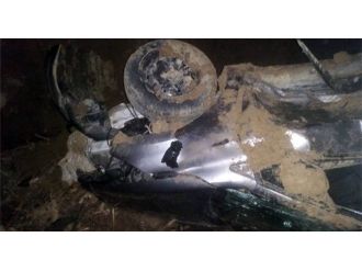 Otomobil 10 metreden dereye uçtu: 4 yaralı!