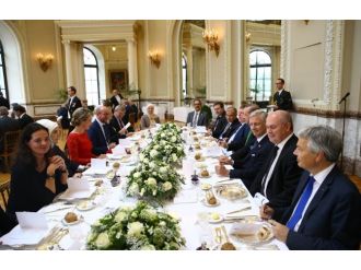 Belçika Kraliyet ailesinden Erdoğan çiftine öğle yemeği