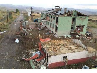 Hain saldırının izleri gün ağarınca görüldü