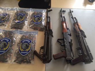 Durdurulan araçtan cephanelik çıktı