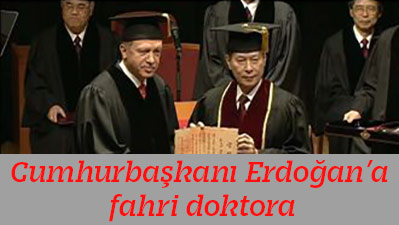 Cumhurbaşkanı Erdoğan’a fahri doktora
