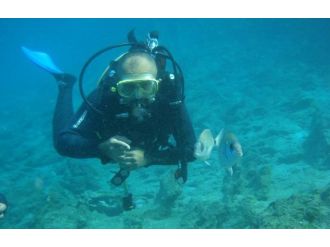 Dalgıcın zıpkınla balık avı sonu oldu