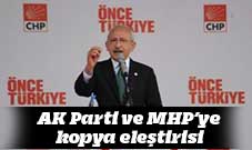 AK Parti ve MHP’ye kopya eleştirisi