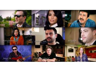 Ünlüler gurbetçi seçmenler için kamera karşısında