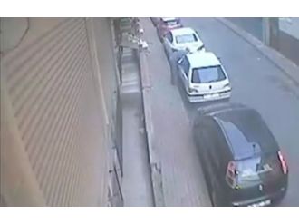 Oto hırsızları böyle görüntülendi