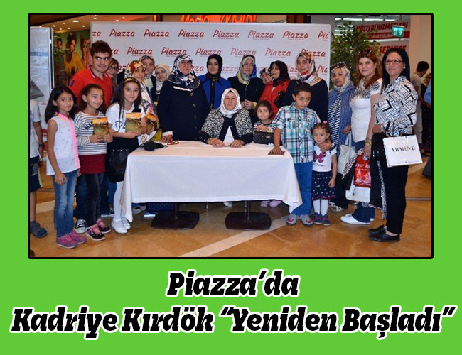Piazza’da Kadriye Kırdök “Yeniden Başladı”
