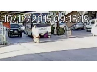 Yolcu otobüsünün altında kaldı !