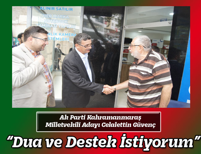 “Dua ve Destek İstiyorum”