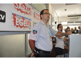 15 kişiyle gazeteye saldırdılar !