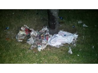 Erdoğan’ın güzergahında şüpheli poşet !