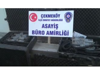 3. köprünün lazerlerini çaldılar