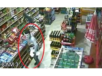 Maskeli market hırsızları kameraya yakalandı