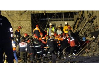 Enkazda kalan işçilere 9 saatte ulaşıldı