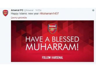 Arsenal’den ’yılbaşı’ tebriği