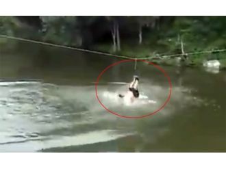 Eğlence az daha faciayla bitiyordu