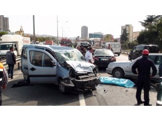 Pendik’te zincirleme kaza: 1 ölü