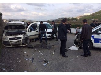 Cezaevi firarisi barikat kuran polise çarptı