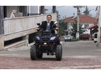 90’lık dedenin ATV keyfi