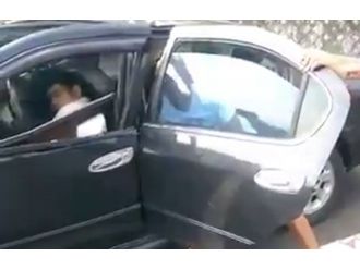 Yanmak üzere olan sürücü için seferberlik