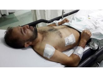 Oy vermek için gitti bıçaklandı