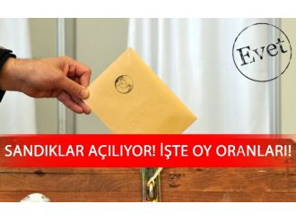 Sandıklar açılıyor... İşte seçim sonuçları