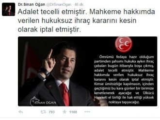 Sinan Oğan mahkeme kararyla MHP’ye geri döndü