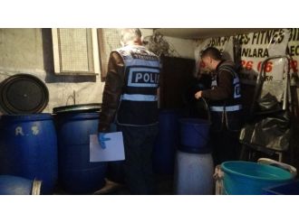 Ev değil sahte içki imalathanesi