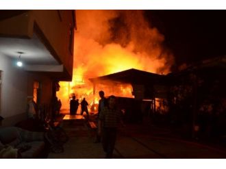 Yangında can pazarı