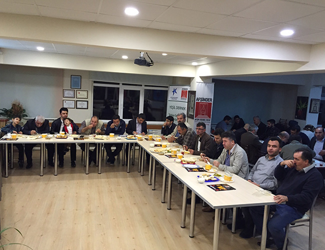Afşinder’den Muharrem Ayı Kardeşlik İftarı