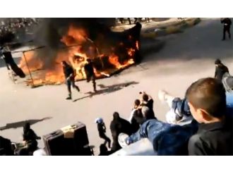 İnsanlar alevler içinde kaldı !