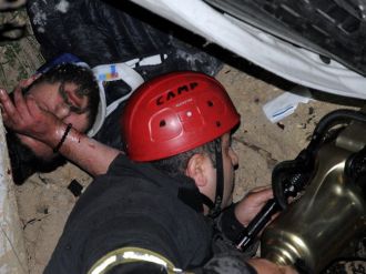 Takla atan otomobilde can pazarı