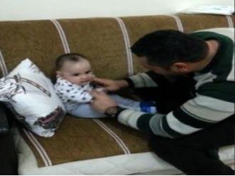 Şehitten geriye bu görüntüler kaldı