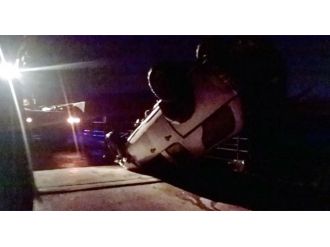 Dereye uçan aracın sürücüsü hayatını kaybetti