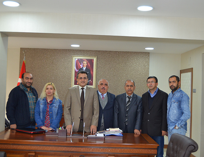 Gazetecilerden Mustafa Anteplioğlu’na Ziyaret