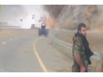 Patlama anı dehşete düşürdü