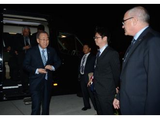 Ban Ki Moon da geldi