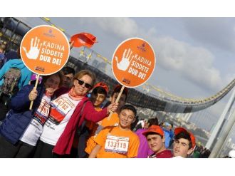 İstanbul “Kadına şiddete dur" dedi