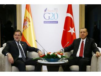Cumhurbaşkanı Erdoğan İspanya Başbakanıyla görüştü