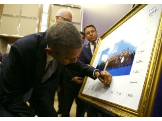 G-20 liderleri aile fotoğrafını imzaladı