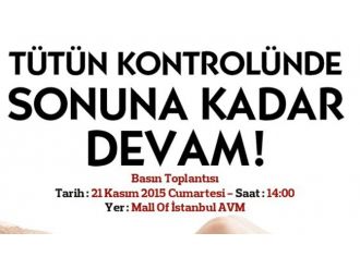 Tütün kontrolü ile ilgili önemli toplantı