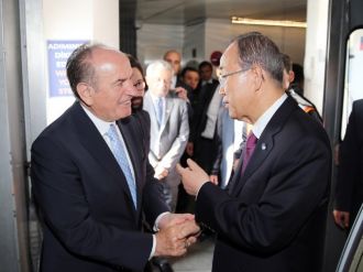 BM Genel Sekreteri, Kadir Topbaş ile görüştü